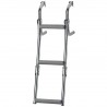 Stainless steel folding bath ladder