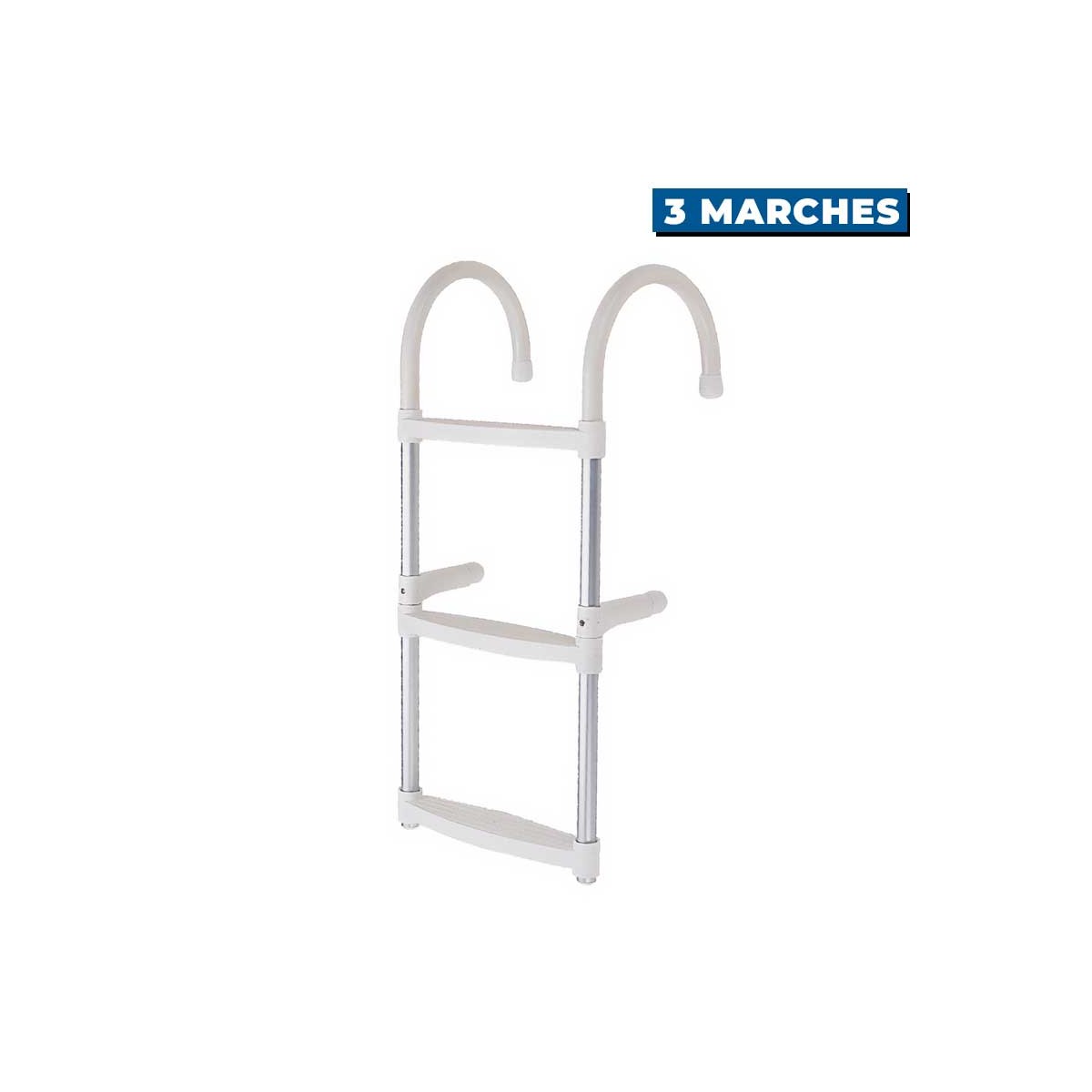 Échelle de bain pour plat-bord en aluminium Nuova Rade 3 marches