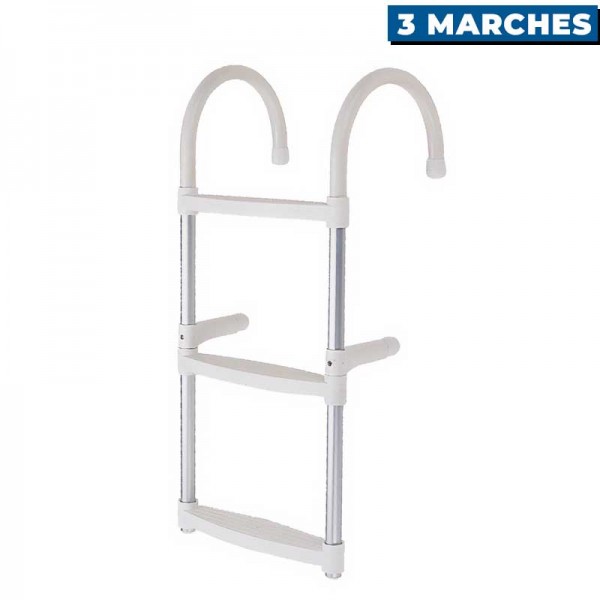 Échelle de bain pour plat-bord en aluminium Nuova Rade 3 marches - N°2 - comptoirnautique.com