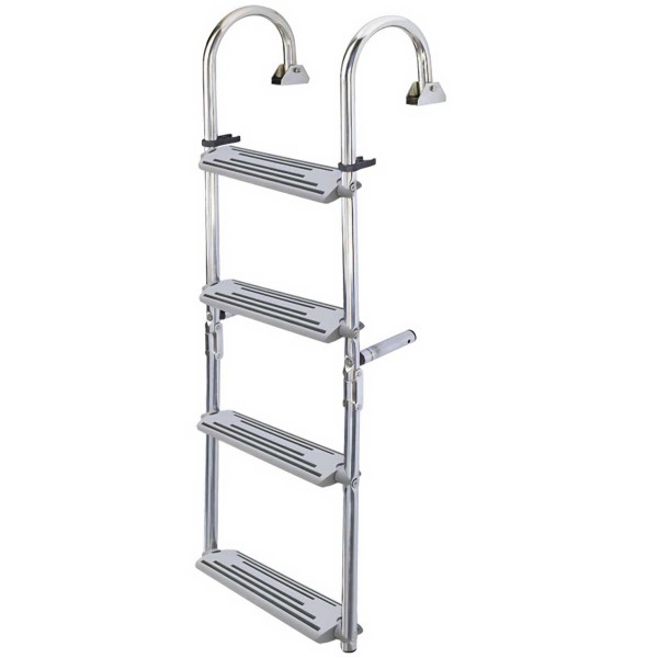 Scala pieghevole in acciaio inox - Pioli a 180° - N°1 - comptoirnautique.com