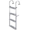 Stainless steel folding ladder - 180° rungs - N°1 - comptoirnautique.com 