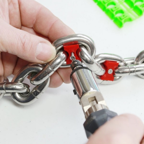 Anchoright™ MARQUEURS CHAINE 14mm  - ROUGE / 5 MARQUEURS - N°3 - comptoirnautique.com