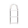 Échelle de bain plat-bord Gunwale Garelick repliée - N°3 - comptoirnautique.com