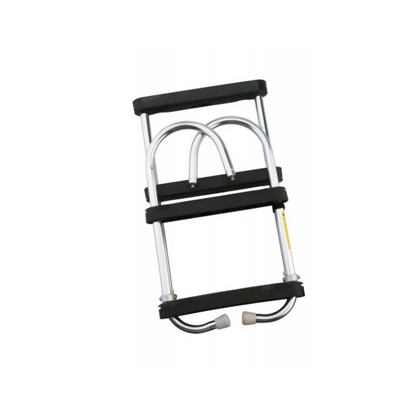 Échelle de ponton pliable et amovible Garelick - 4 marches repliée - N°2 - comptoirnautique.com