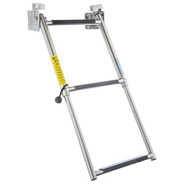 Échelle télescopique et pliable pour tableau arrière Garelick - N°1 - comptoirnautique.com