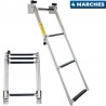 Telescopic transom ladder
