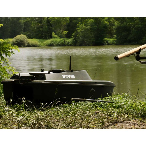 Bateau Amorceur Anatec Catamaran DL Oak + Moteur Brushless + Télécommande pêche à la carpe - N°8 - comptoirnautique.com