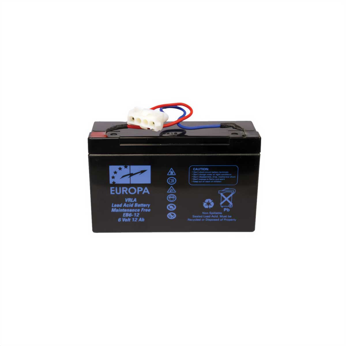 Batterie plomb 6V/10-12A pour bateau amorceur Anatec Monocoque et Catamaran