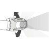 Lampe frontale Petzl TIKKINA - schéma faisceaux - N°7 - comptoirnautique.com