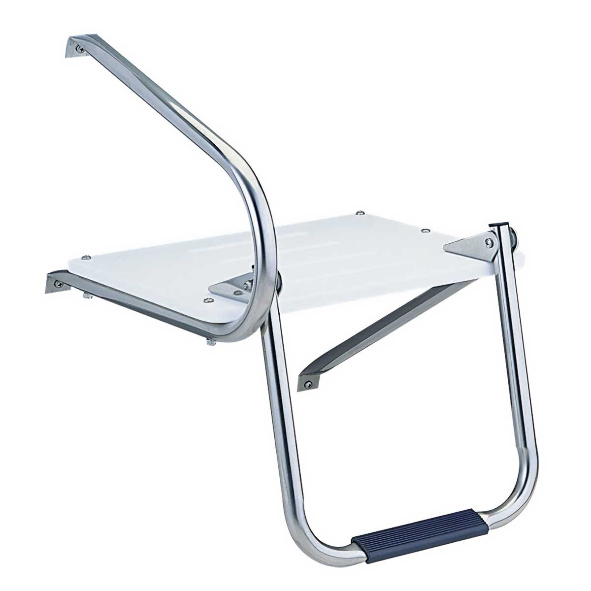 Échelle Marine Télescopique Pliable 6 Marches – Acier Inoxydable, Robuste, Pour Ponton, Bateau Et Yacht