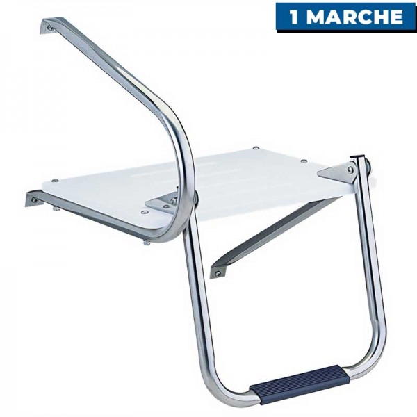 Plateforme de baignade avec échelle Garelick pour bateau avec moteur hors-bord 1 marche - N°2 - comptoirnautique.com