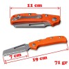 Couteau de sauvetage pliant LE SAUVETEUR dimension  - HPA - N°6 - comptoirnautique.com