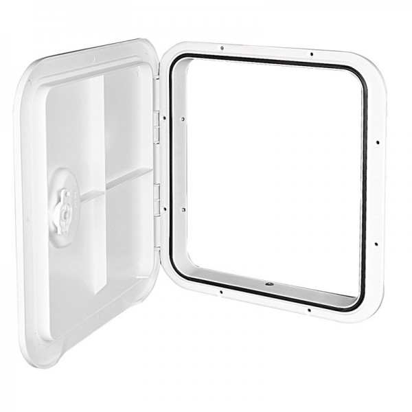 Porte pour conteneur de gaz de stockage TOP LINE, blanc, 370x390mm, Interr. Joint - N°1 - comptoirnautique.com