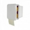 Toilet paper holder with door, 160x160mm, white