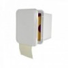 Boîtier pour papier hygiénique avec porte, 160x160mm, blanc - N°1 - comptoirnautique.com