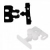 Clip per porta, plastica, 22x32, nero - N°1 - comptoirnautique.com