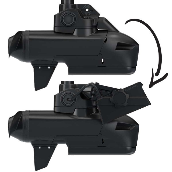 Support de montage LiveScope pour moteur Garmin Force Kraken installation - N°1 - comptoirnautique.com