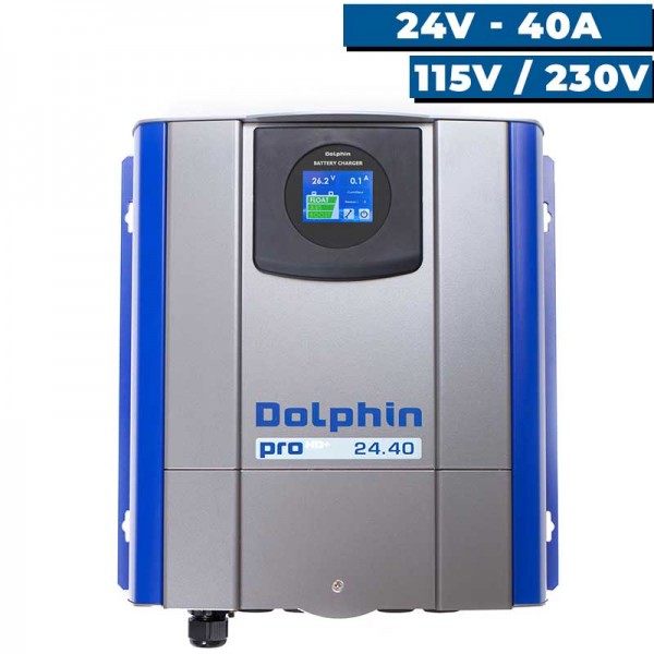 Chargeur de batterie Dolphin Pro HD+ 24V - 40A 115V/230V - N°2 - comptoirnautique.com 