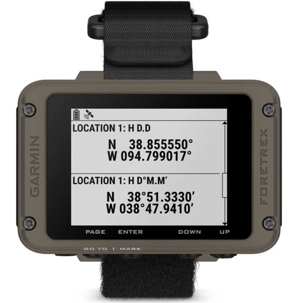 Montre GPS Garmin Foretrex 901 Ballistic Edition indication coordonnées GPS et connexion GNSS multi-bandes - N°13 - comptoirnautique.com 