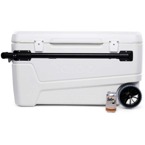 Glacière à roulettes Igloo Marine Sunset Glide 110 - 104 Litres côté - N°3 - comptoirnautique.com