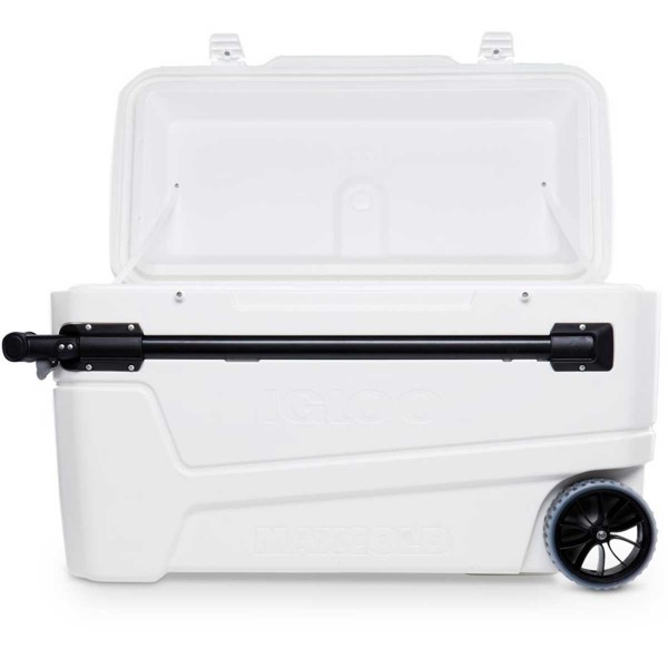 Glacière à roulettes Igloo Marine Sunset Glide 110 - 104 Litres couvercle ouvert - N°5 - comptoirnautique.com