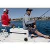 Glacière à roulettes Igloo Marine Sunset Glide 110 - 104 Litres peut servir de siège supplémentaire pendant la pêche - N°11 - comptoirnautique.com