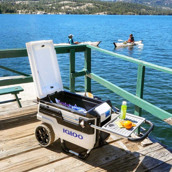 Glacière à roulettes Igloo Marine TrailMate 70 - 66 Litres pour camping au lac - N°23 - comptoirnautique.com