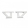 poignées leaning post blanc de face - N°1 - comptoirnautique.com