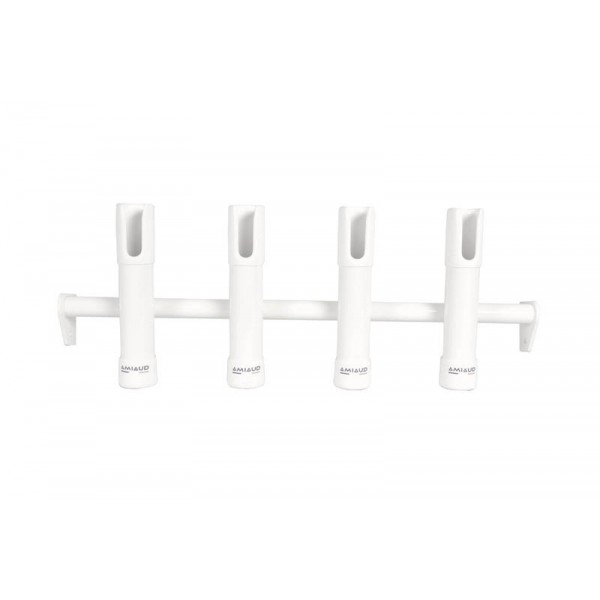 Asta porta bastoni 4 bastoni per poggiare il bastone standard bianco - N°1 - comptoirnautique.com