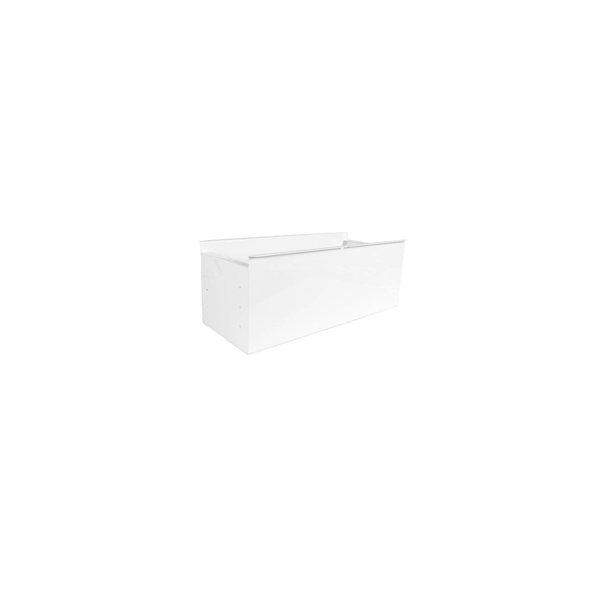 bac leaning post XL blanc de face
