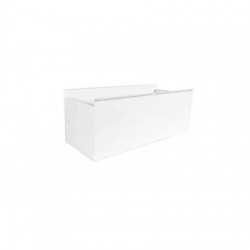 bac leaning post XL blanc de face