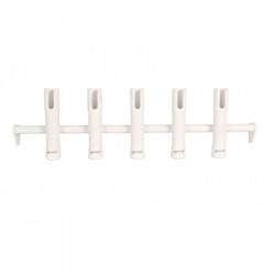 barre porte cannes leaning post xl blanc de face