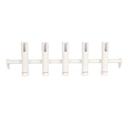 barre porte cannes leaning post xl blanc de face
