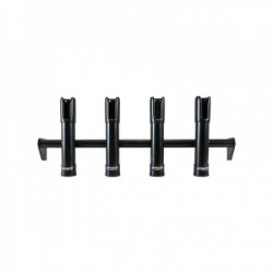 barre porte cannes leaning post standard noir de face