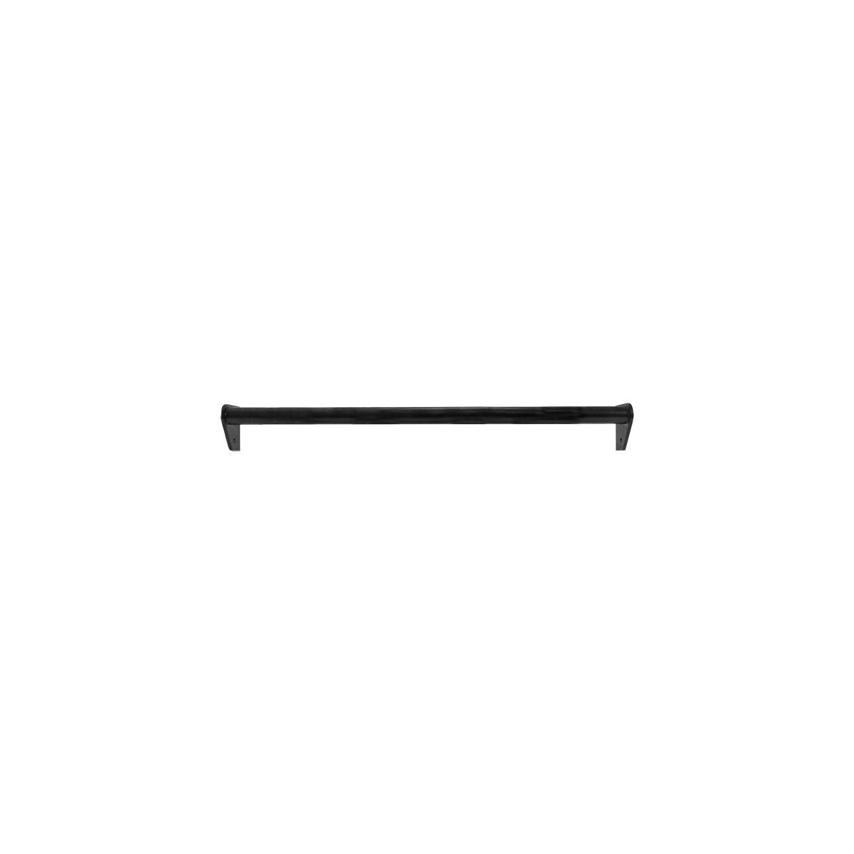 main courante leaning post standard noir de face
