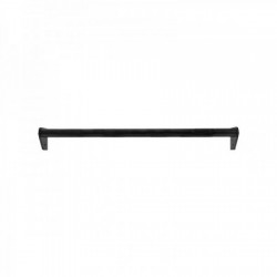 main courante leaning post standard noir de face