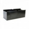 Posto de apoio XL tabuleiro, preto