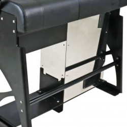 option frigo leaning post xl noir de dos