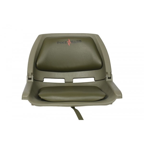 siège pliant confort vert pike'n bass de face - N°1 - comptoirnautique.com