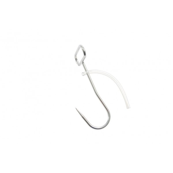 Stainless steel manut hook, opening 11 cm - N°1 - comptoirnautique.com