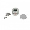 Aluminium conical hole stud kit with screws - N°1 - comptoirnautique.com 