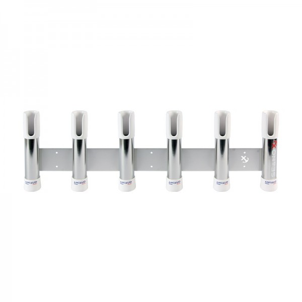 Portacanne in acciaio inox 6 canne - N°1 - comptoirnautique.com