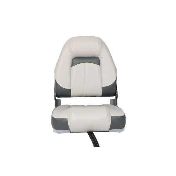 siège luxe gris/anthracite pike'n bass de face - N°1 - comptoirnautique.com