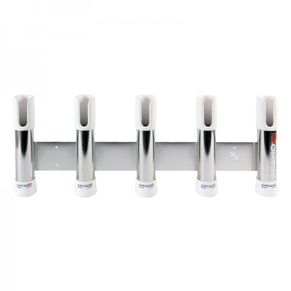 Portacanne in acciaio inox 5 canne - N°1 - comptoirnautique.com