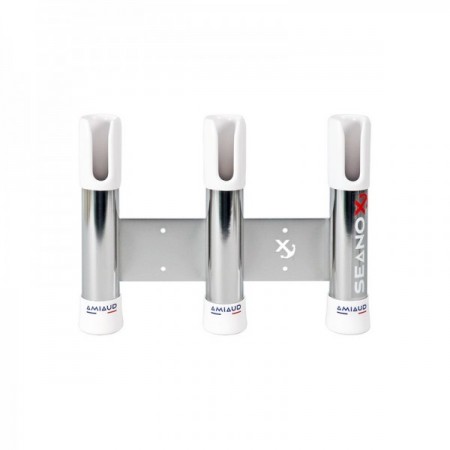 Porte cannes inox 3 cannes