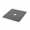 Placa base cuadrada baja para asiento