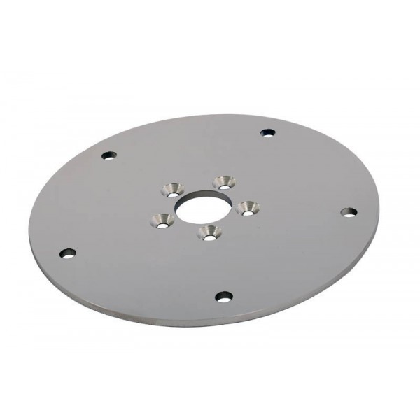 platine ronde pour siège acier pike'n bass de face - N°1 - comptoirnautique.com