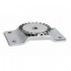 Platine inox pour fixation plat-bord - N°1 - comptoirnautique.com