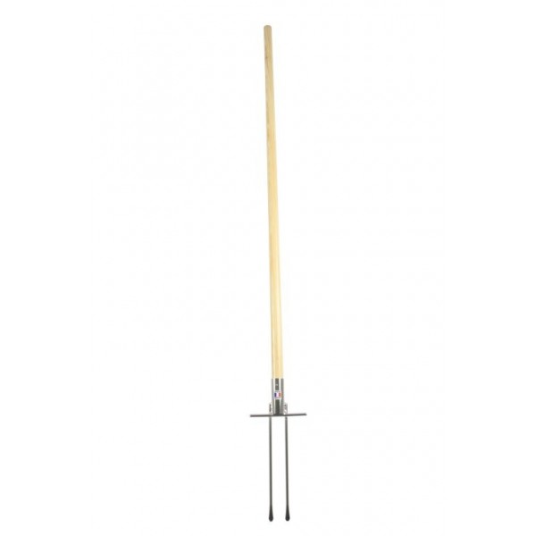 Fourche inox avec manche en bois 120 cm - Seanox - N°2 - comptoirnautique.com
