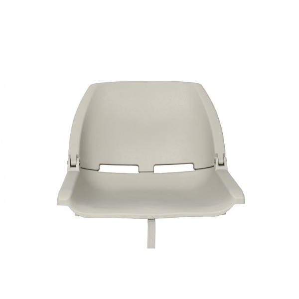 siège pliant gris sans coussin pike'n bass de face - N°1 - comptoirnautique.com